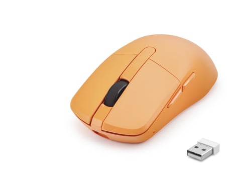 Dual Mode Şarjlı Kablosuz Mouse Bluetooth 2.4 Ghz 6200 Dpı Turuncu HDX3414G