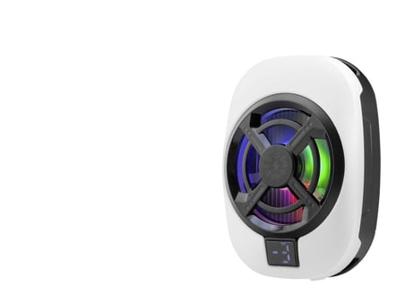 Manyetik Telefon Soğutucu Fan Rgb Isı Göstergeli Beyaz TL16