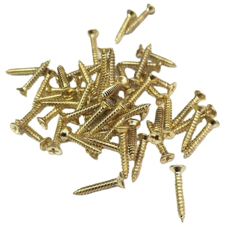 Sarı 1000 Adet Klips Vidası 2,2x13 mm YHB - Konik Başlı Kutu, Sandık, Ayak, Askı, Mini Vida