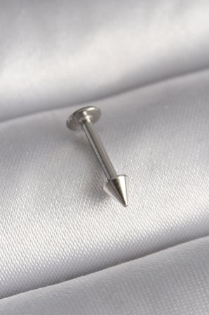 316L Çelik Gümüş Renk Çivi Model Piercing TJ-PR1373