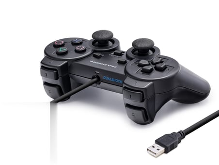 Pc Uyumlu Kablolu Usb Gamepad Oyun Kolu - Siyah HD302