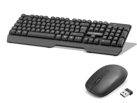 Kablosuz Klye Ve Mouse Seti - Siyah HD844