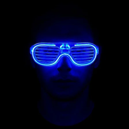 Mi Led Işıklı Parti Gözlüğü - Neon Glow Gözlük 3 Modlu