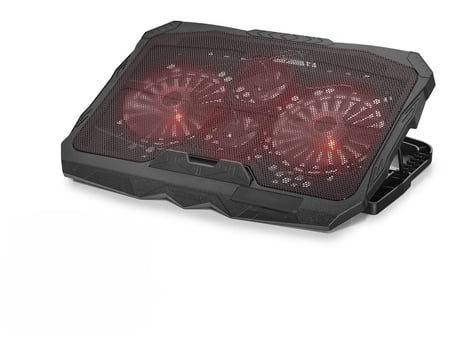 Laptop Soğutucu 4 Fan Led - Siyah HD2008