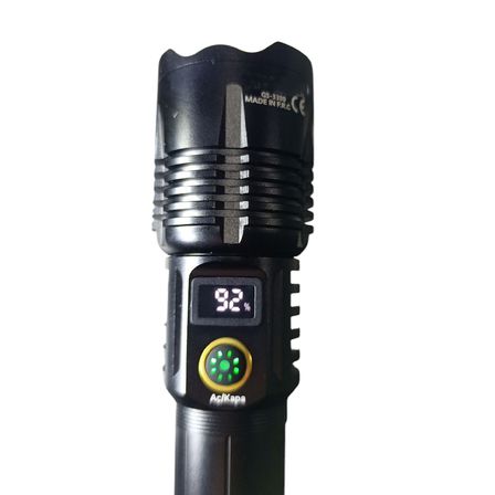 1500 Lümen TG Led 2800 mAH Zoom Özellikli Şarj Edilebilir El Feneri SK3300