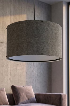 Koyu Gri Kumaş Başlıklı Sarkıt ize 35 CM