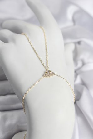 Pirinç Gold Renk Göz Model Kadın Şahmeran - TJ-SN764