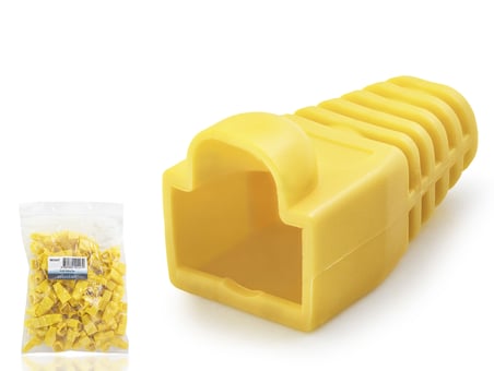 Rj45 Konnektör Papuç - 100 Adet Sari / Ekonomik Poşet Paket ND2427