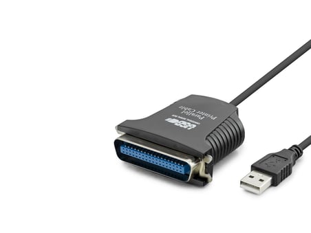 Usb To Paralel Lpt Yazıcı Dönüştürücü Kablosu 80 Cm Siyah HDX7526
