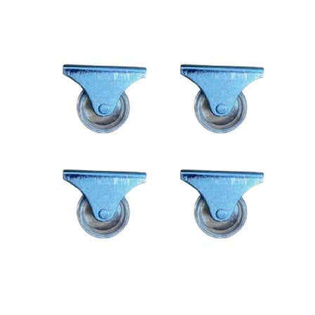Furç Sabit Teker - 32MM - Şeffaf HKS236 - 4 Adet