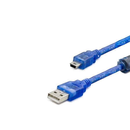 USB Mini V3/5Pin to USB Kablo 1.5 m - Şeffaf Mi HDX5065