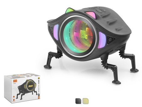 Bluetooth Masaüstü Hoparlör Robot Tasarimli Fm Rgb CC2A