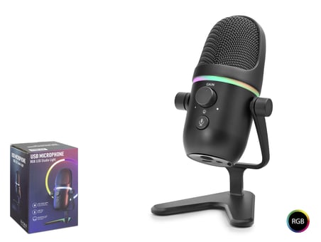 Profesyonel Çift Modlu Rgb Mikrofon 192 Khz / 24 Bit Type-C - Siyah ME5