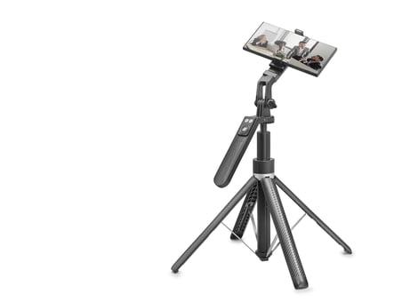 Quadrupod Telefon Standı Ve Selfie Çubuğu Bluetooth Kumandalı 180 Cm Siyah ND1034