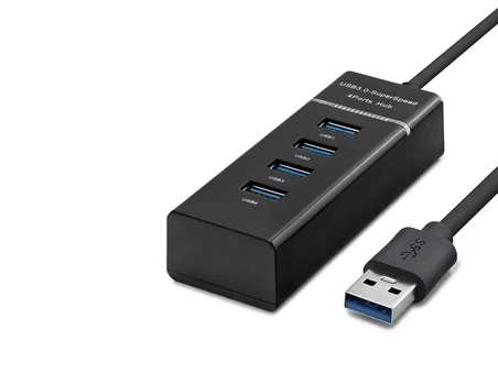 Usb3.0 Hub 3*Usb + Usb3.0 30Cm Siyah HDX7017