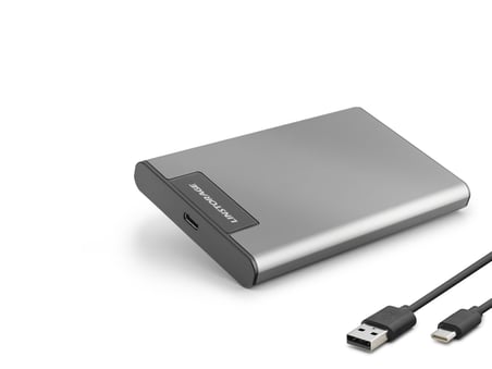 2.5 Inç Sata Hdd/Ssd Harici Disk Kutusu Usb 3.0 Type-C Rgb - Gümüş HDX1782