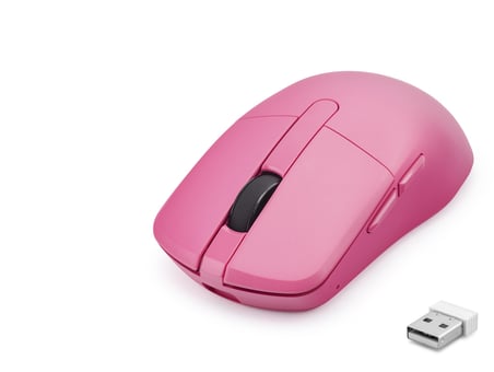 Dual Mode Şarjlı Kablosuz Mouse Bluetooth 2.4 Ghz 6200 Dpı Fuşya HDX3414R