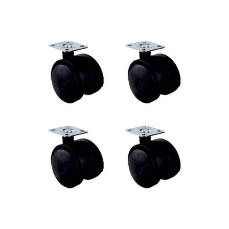 Büyük Plastik Tablalı Teker - 50MM HKS126 - 4 Adet