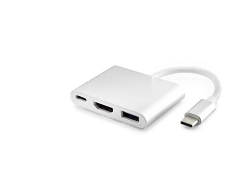 Type-C Combo Hub Hdmi 4K Usb 3.0 3 Port - Gri HDX7764