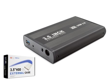 3.5 Inç Sata Hdd Harici Disk Kutusu Usb 3.0 - Siyah HDX1756
