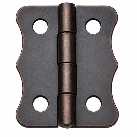Antik Bakır 100 Adet Papatya Menteşe Düz 40x30 mm - Dekoratif Çerçeve Fener Sandık Kutu Menteşesi