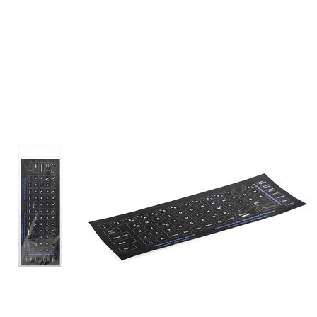Klye Stıcker Tuş Takımı Türkçe F Siyah HDX8259