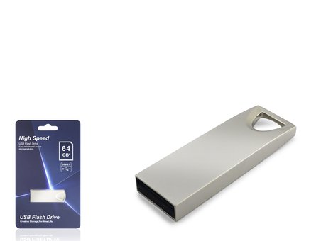 64M 64 Gb Usb 2.0 Metal Gövde Flash Bellek