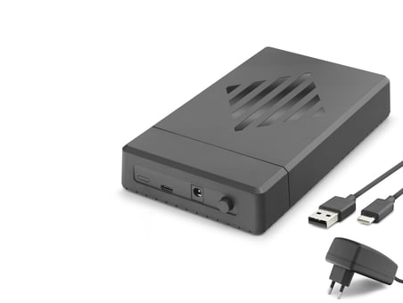 3.5 İnç Sata Hdd Harici Disk Kutusu Type-c Usb 2.0 Siyah HDX1794
