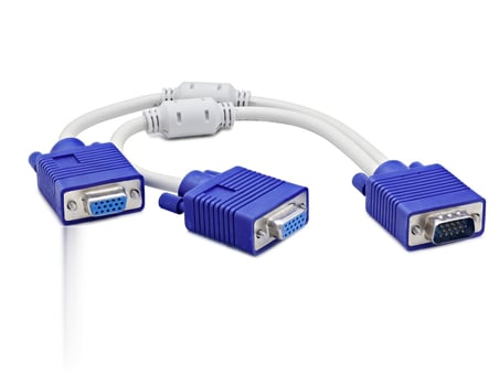 Vga Y Çoklayıcı Kablo 2 Çıkışlı 30 Cm HDX7753