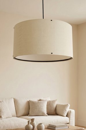 Krem Kumaş Başlıklı Sarkıt ize 35 CM