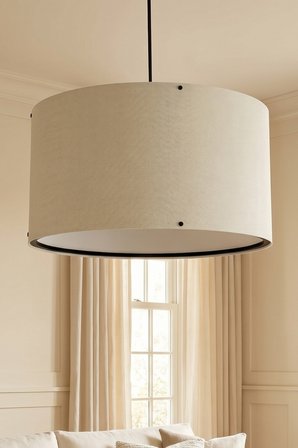 Krem Kumaş Başlıklı Sarkıt ize 35 CM