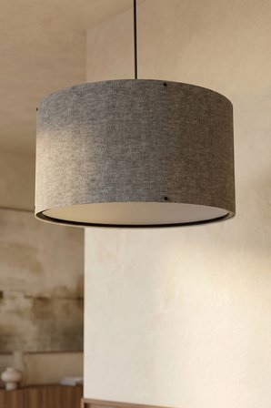 Koyu Gri Kumaş Başlıklı Sarkıt ize 35 CM