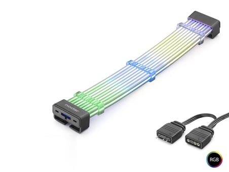 Silikon Işıklı Bükülebilir Argb Light Board 28 Pin - Siyah ND2803