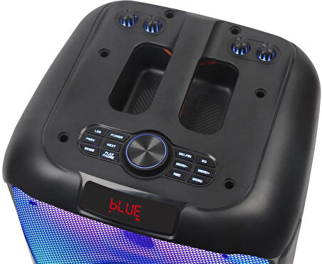 Ndr Sahne Ayaklı Rgb Led Işık Fonksiyonlu 40W Profesyonel Ses Sistemini Taşınabilir Parti Hoparlörü