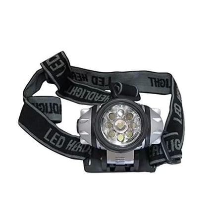 9 LED’li Pilli Kafa Lambası Güçlü Aydınlatma Kompakt Taşınabilir Model WT-042
