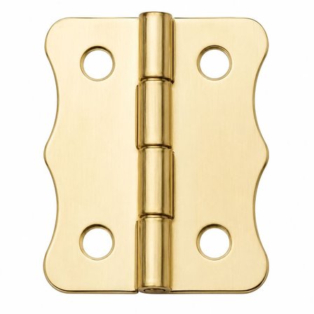 Sarı 100 Adet Papatya Menteşe Düz 30x23 mm - Dekoratif Çerçeve Fener Kutu Menteşesi