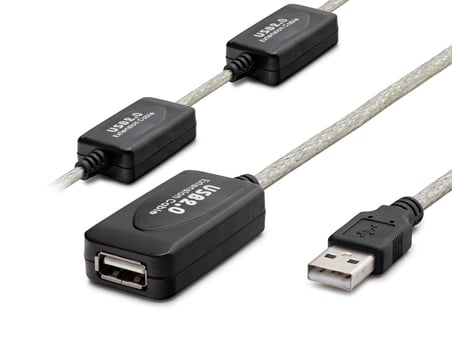 Usb Uzatma Kablosu 30 M - Silver Siyah HDX7525