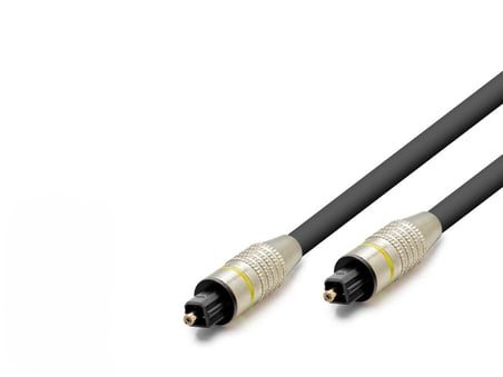 Fiber Optik Ses Kablosu 1.5 m Siyah HDX7804