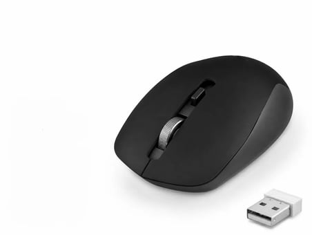 Plus Sessiz Kablosuz Mouse 2.4 Ghz 1600 Dpı Siyah S1000
