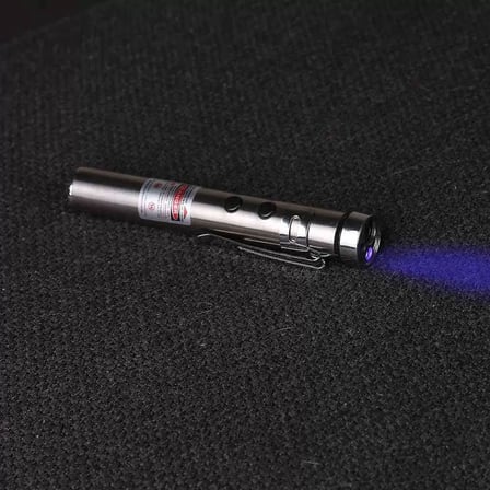 LED Cep Feneri UV Lazer 3 Fonksiyonlu Güçlü Işık Çok Amaçlı Kullanım WT-170