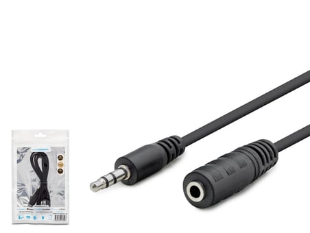 3.5 Mm Aux Uzatma Kablosu 1.2 M - Siyah HDX1004