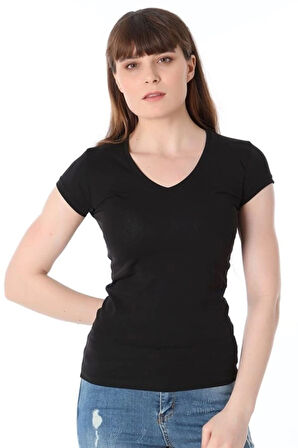 Berrak Kadın Kısa V Yaka 2132