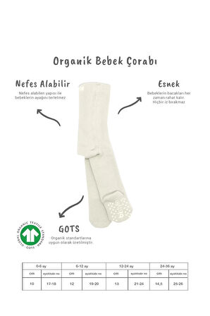 Kaymaz Basic Külotlu Çorap 50501 Ekru