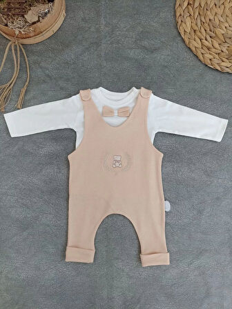 3-6 6-9 9-12 Ay Oyuncaklı Altınbaşak 5li Kız Erkek Bebek Takımı Buğday