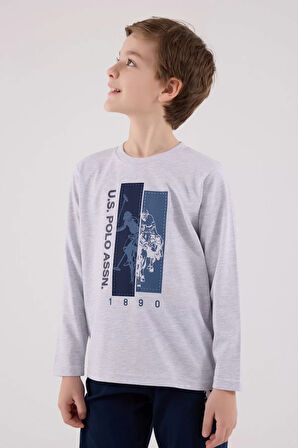 U.s. Polo Assn  Uzun Kol Pijama Takım Us2206-4 Karmelanj