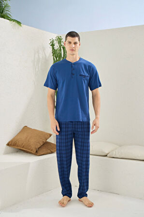 Kocabey 2118 Midi Yaka Pijama Takım