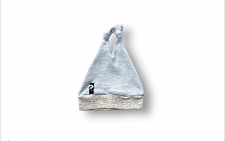 3-6 6-9 9-12 Ay Kuyruklu Yıldız Nakışlı Şapkalı Uzun Kollu Zıbınlı 3lü Kız-erkek Bebek Takımı Mavi