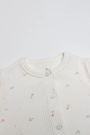 Bloom White Tulum 15113 Ekru Gül Kurusu