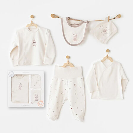 My 1 St Wardrobe 5'li Hastane Çıkışı Ekru