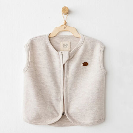Casual Yelek Beige